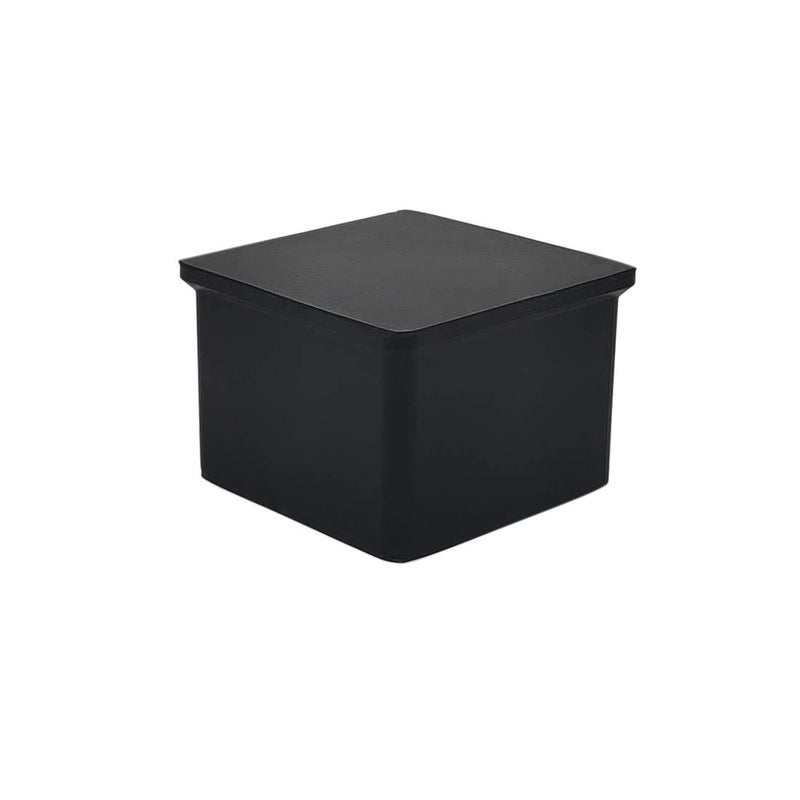 Flyshop Square Anti-Slip Rubber Leg Tips Chair Leg Caps Furniture Floor Protectors, 1-1/2 Inch x 1-1/2 Inch, 38mm x 38mm, Black, 10 PCS - Image 3